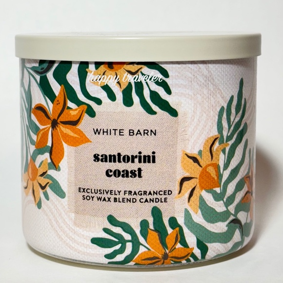 SANTORINI COAST 3 Wick Candle - Picture 1 of 4